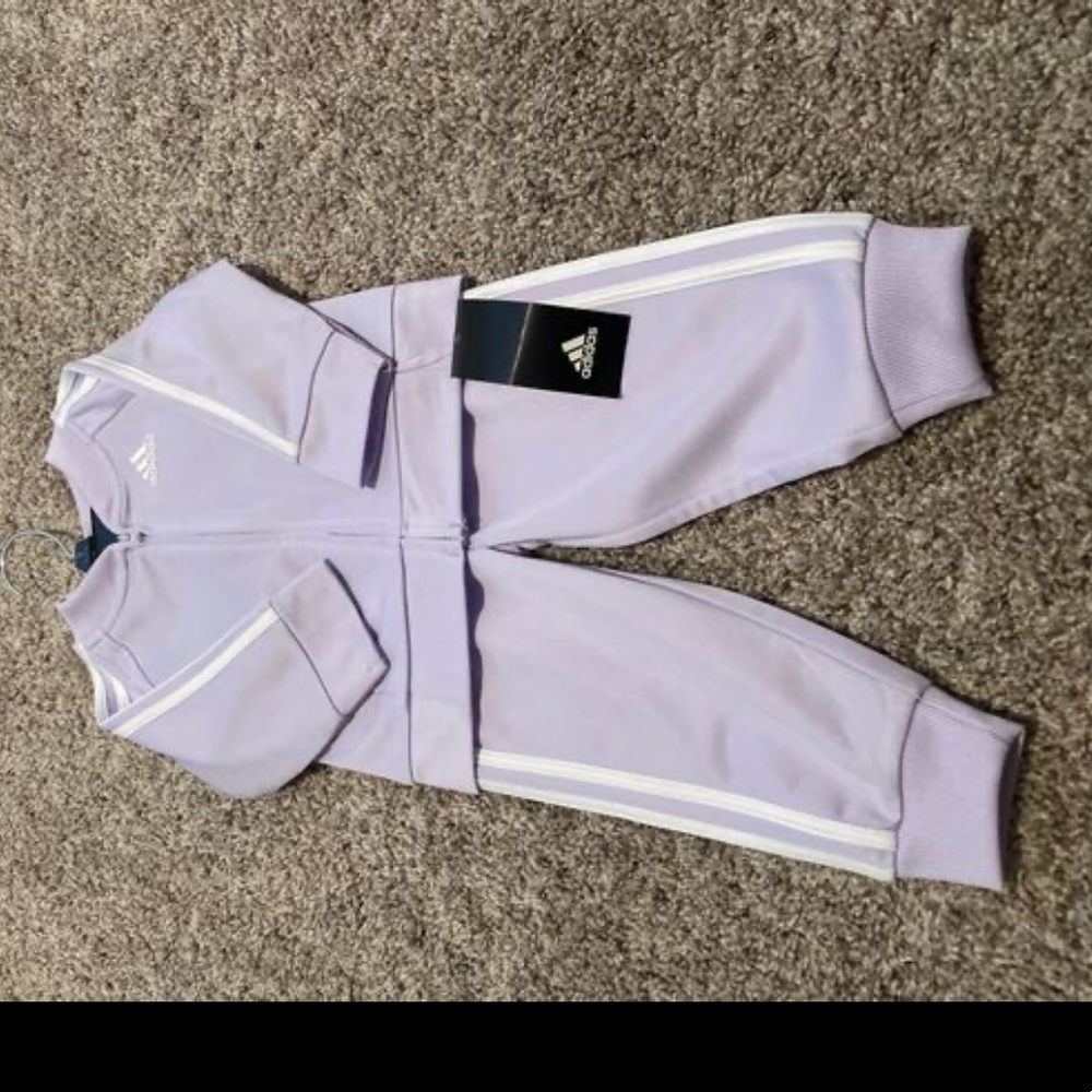 Baby girl adidas track suit